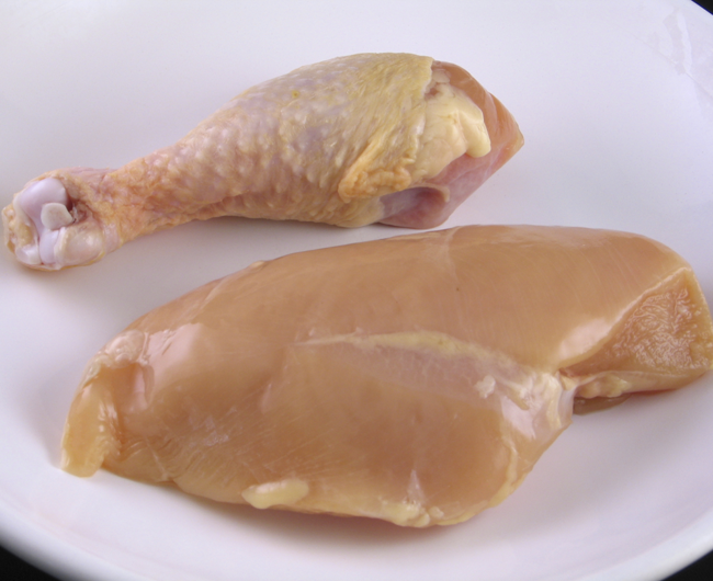 raw chicken